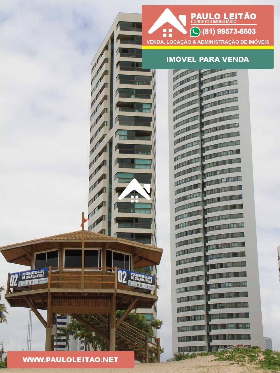 Excelente apartamento Boa Viagem (Pina) 2 quartos mobiliado