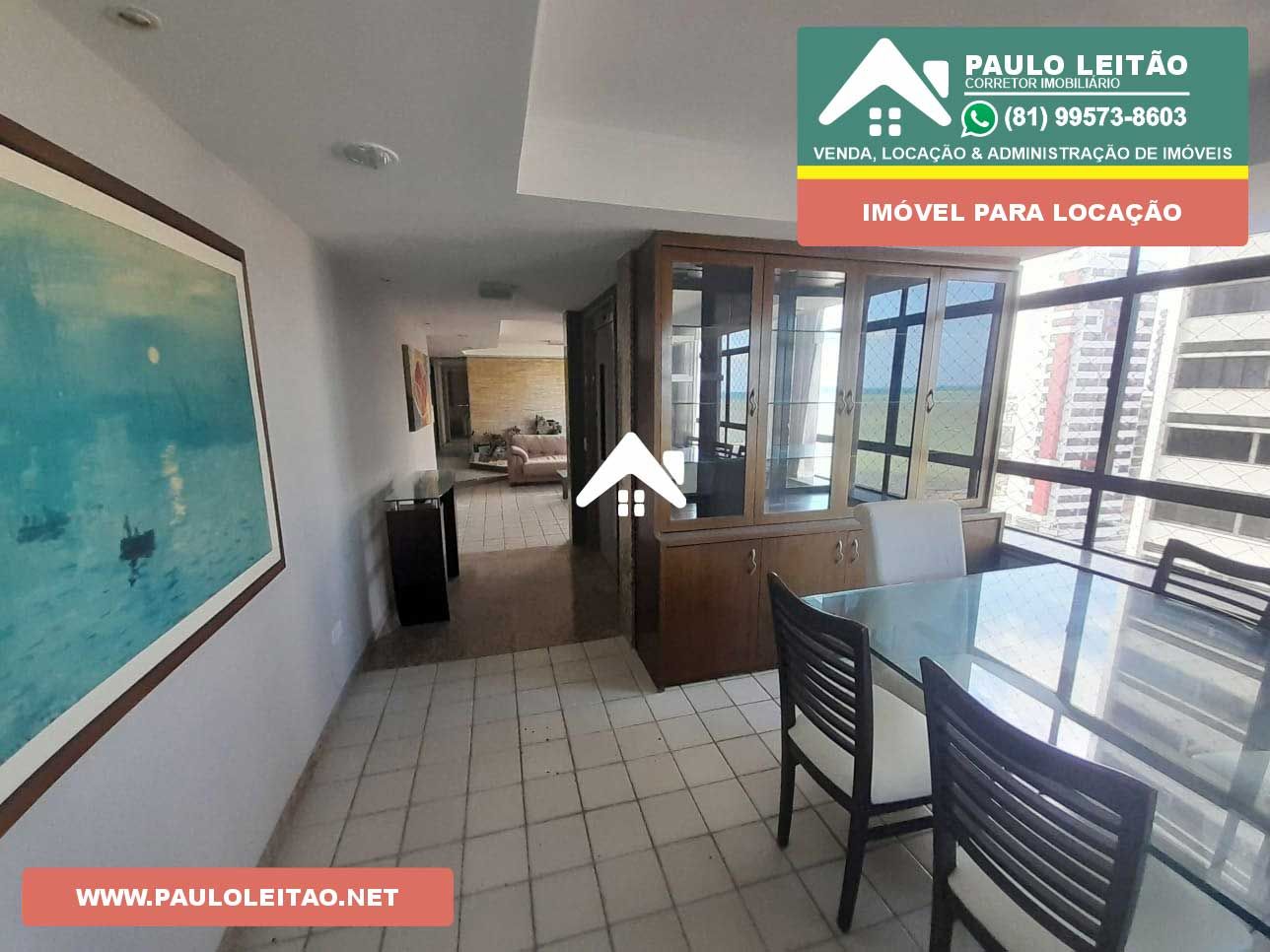 Excelente apartamento Beira mar de Candeias, 4 quartos 2 salas semimobiliado