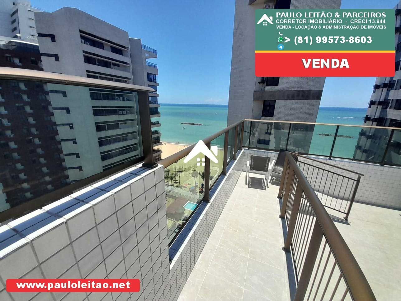 Excelente apartamento junto á praia de candeias para venda. 2 quartos por 380 mil reais