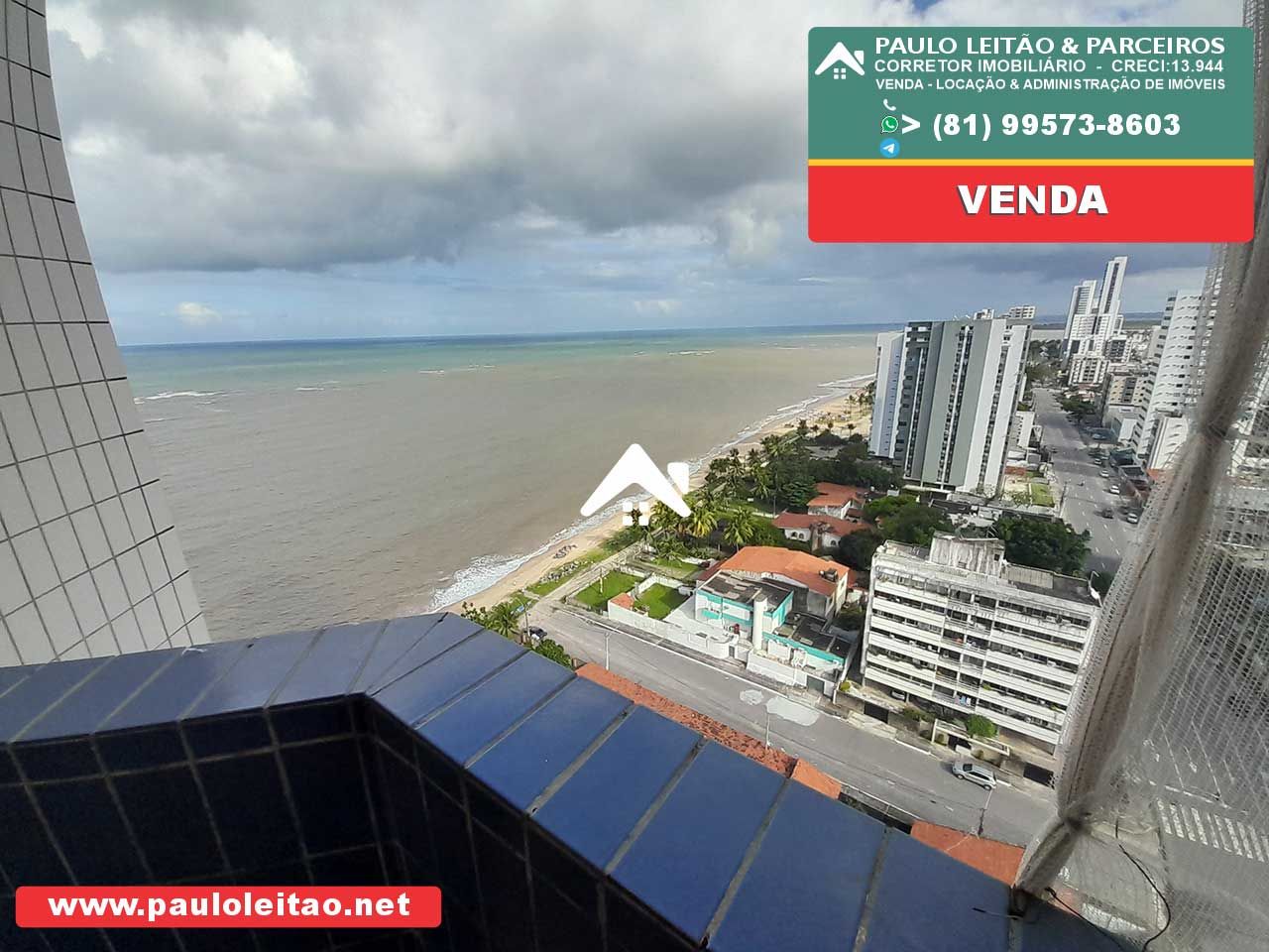 Excelente apartamento Beira mar de Candeias com 3 quartos por 950 mil reais