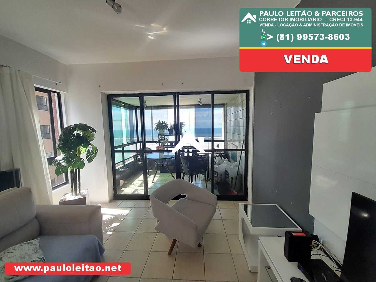 Excelente apartamento Beira mar de Candeias com 3 quartos por 950 mil reais