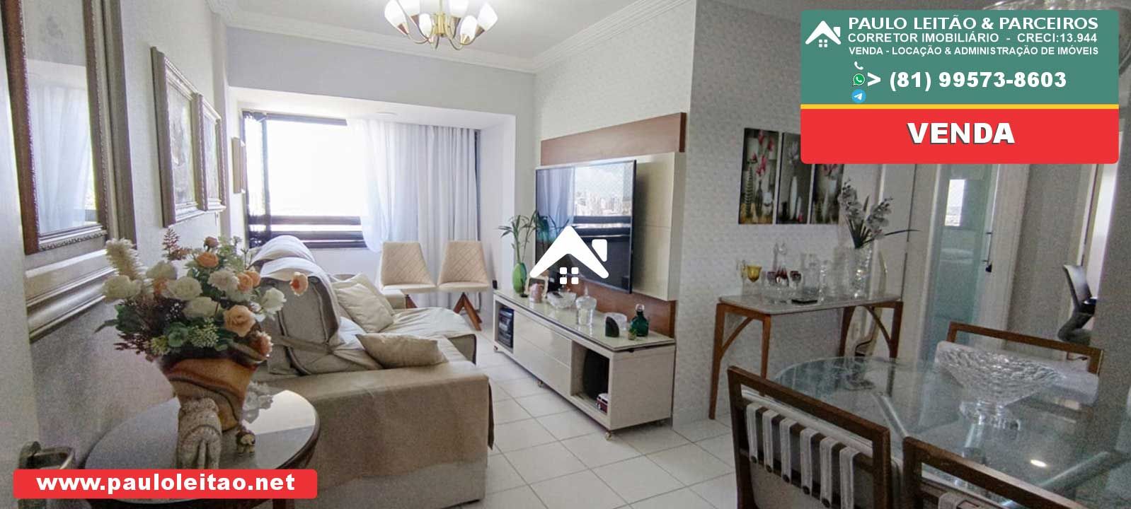 Apartamento excelente em Piedade 3 quartos para venda 550 mil reais