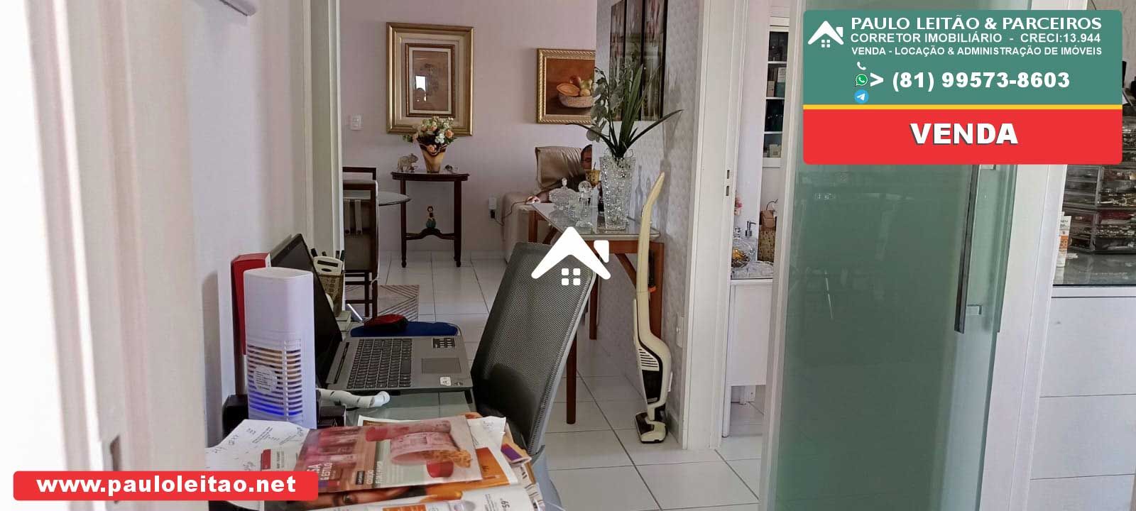 Apartamento excelente em Piedade 3 quartos para venda 550 mil reais