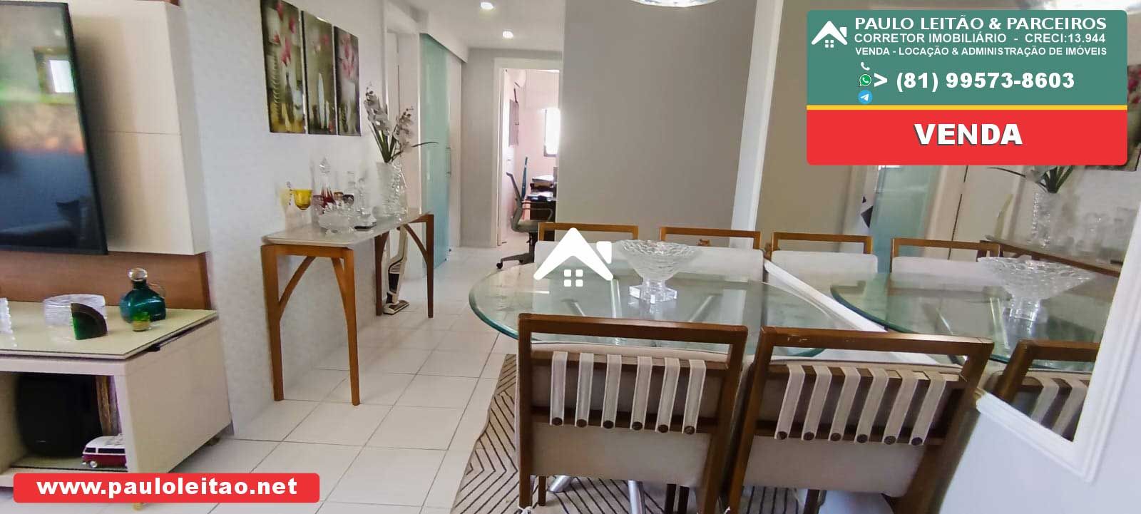 Apartamento excelente em Piedade 3 quartos para venda 550 mil reais