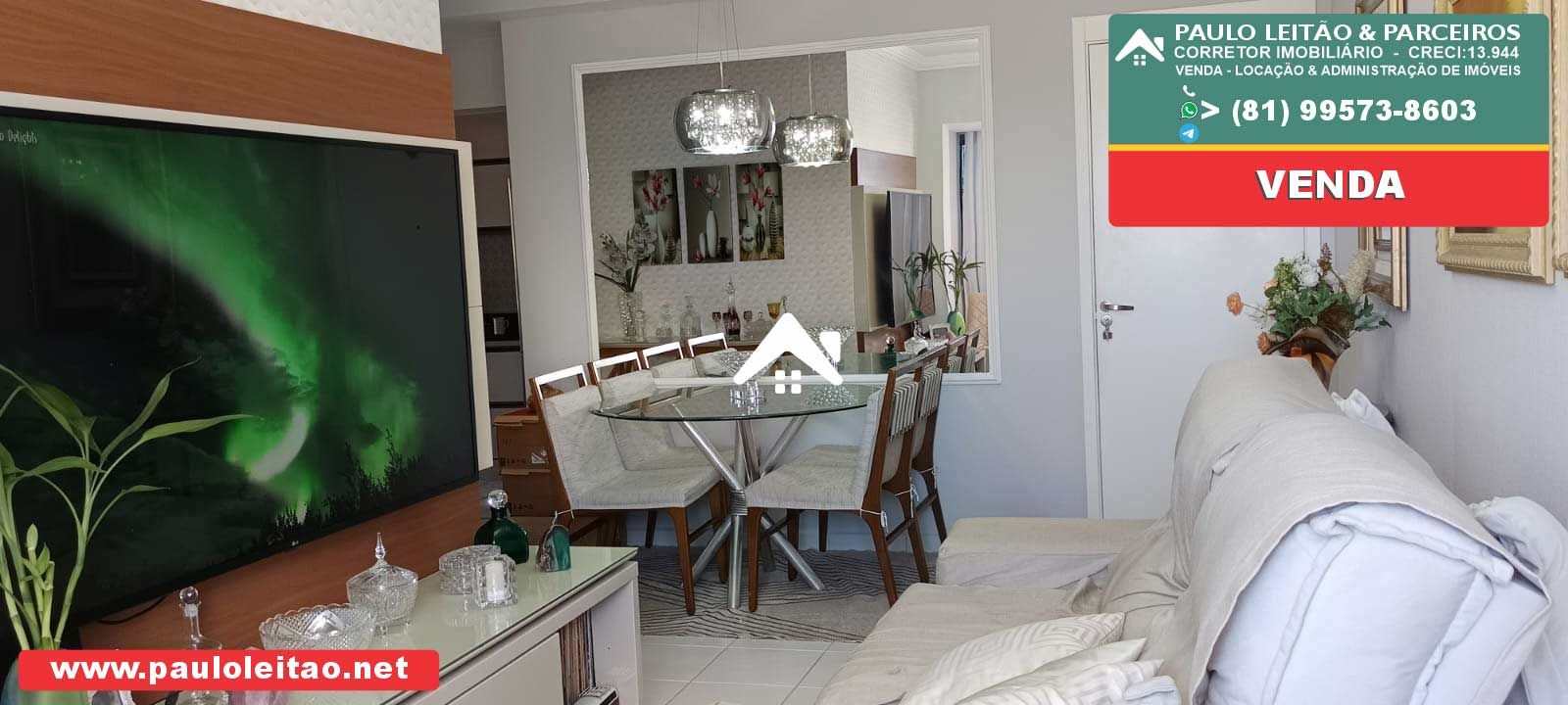 Apartamento excelente em Piedade 3 quartos para venda 550 mil reais