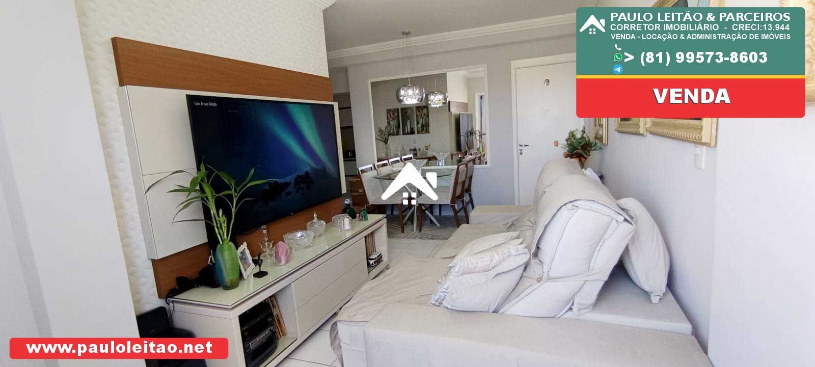 Apartamento excelente em Piedade 3 quartos para venda 550 mil reais