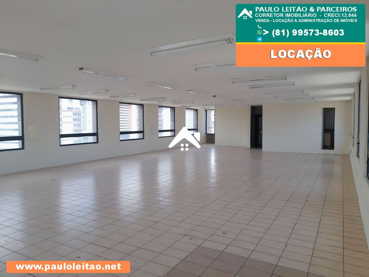 Recife, Excelentes Salas com 225 m2, 3 vagas na Av Agamenon
