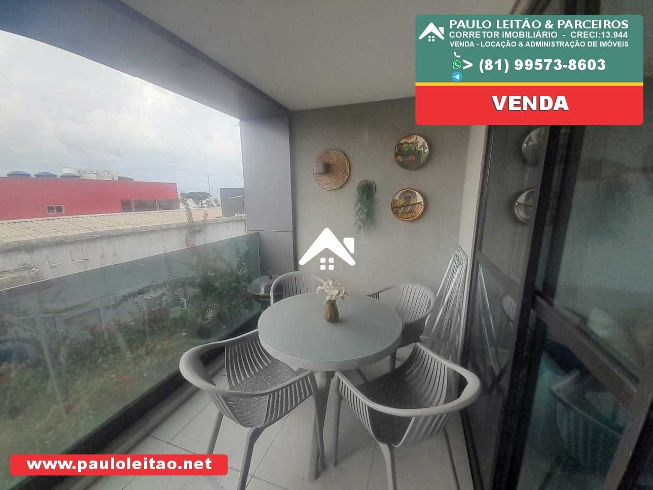 Estudio Mobiliado porteira fechada. Piedade Edf Stark. Beira Mar