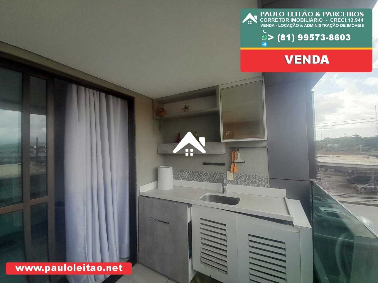 Estudio Mobiliado porteira fechada. Piedade Edf Stark. Beira Mar