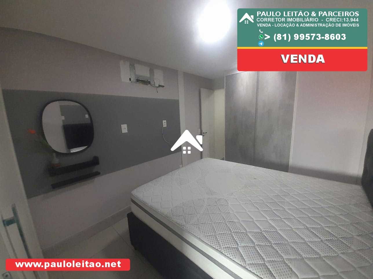 Estudio Mobiliado porteira fechada. Piedade Edf Stark. Beira Mar