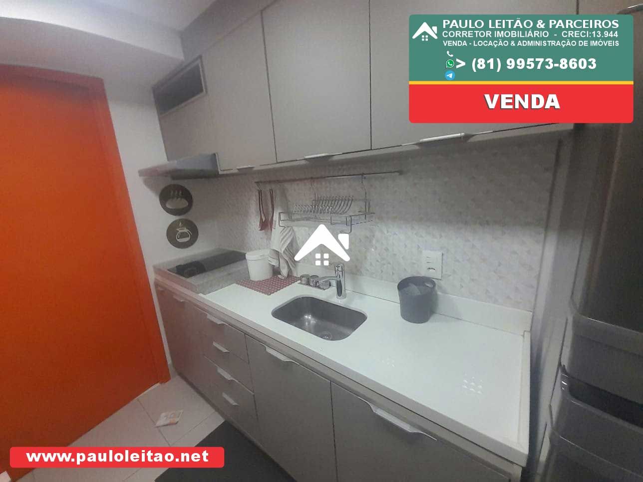 Estudio Mobiliado porteira fechada. Piedade Edf Stark. Beira Mar