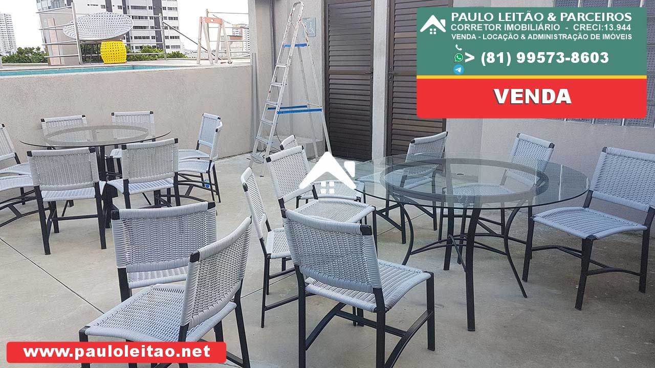 Estudio Mobiliado porteira fechada. Piedade Edf Stark. Beira Mar