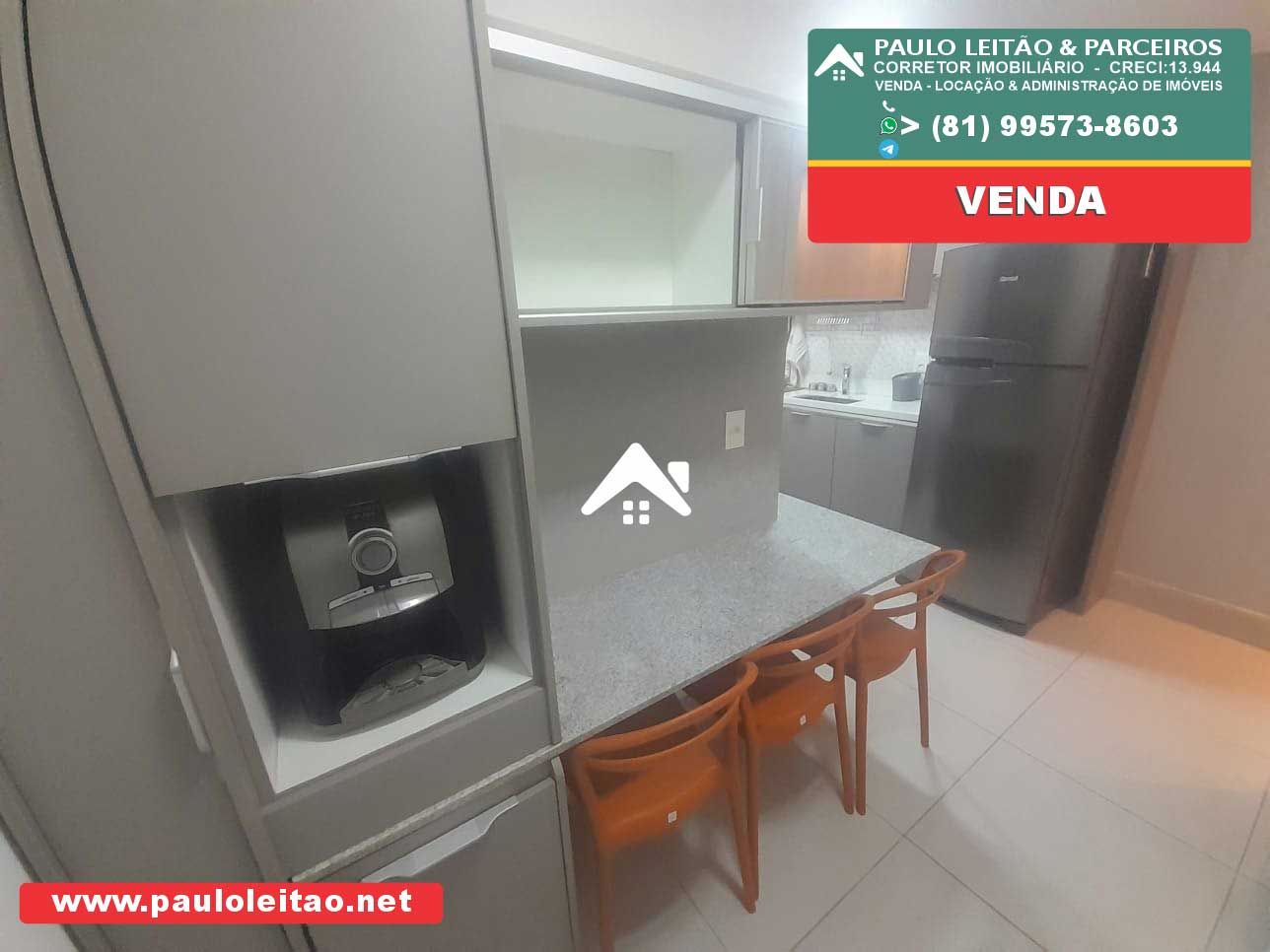 Estudio Mobiliado porteira fechada. Piedade Edf Stark. Beira Mar