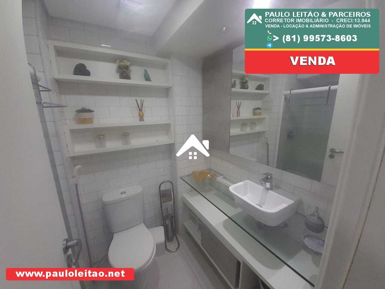 Estudio Mobiliado porteira fechada. Piedade Edf Stark. Beira Mar