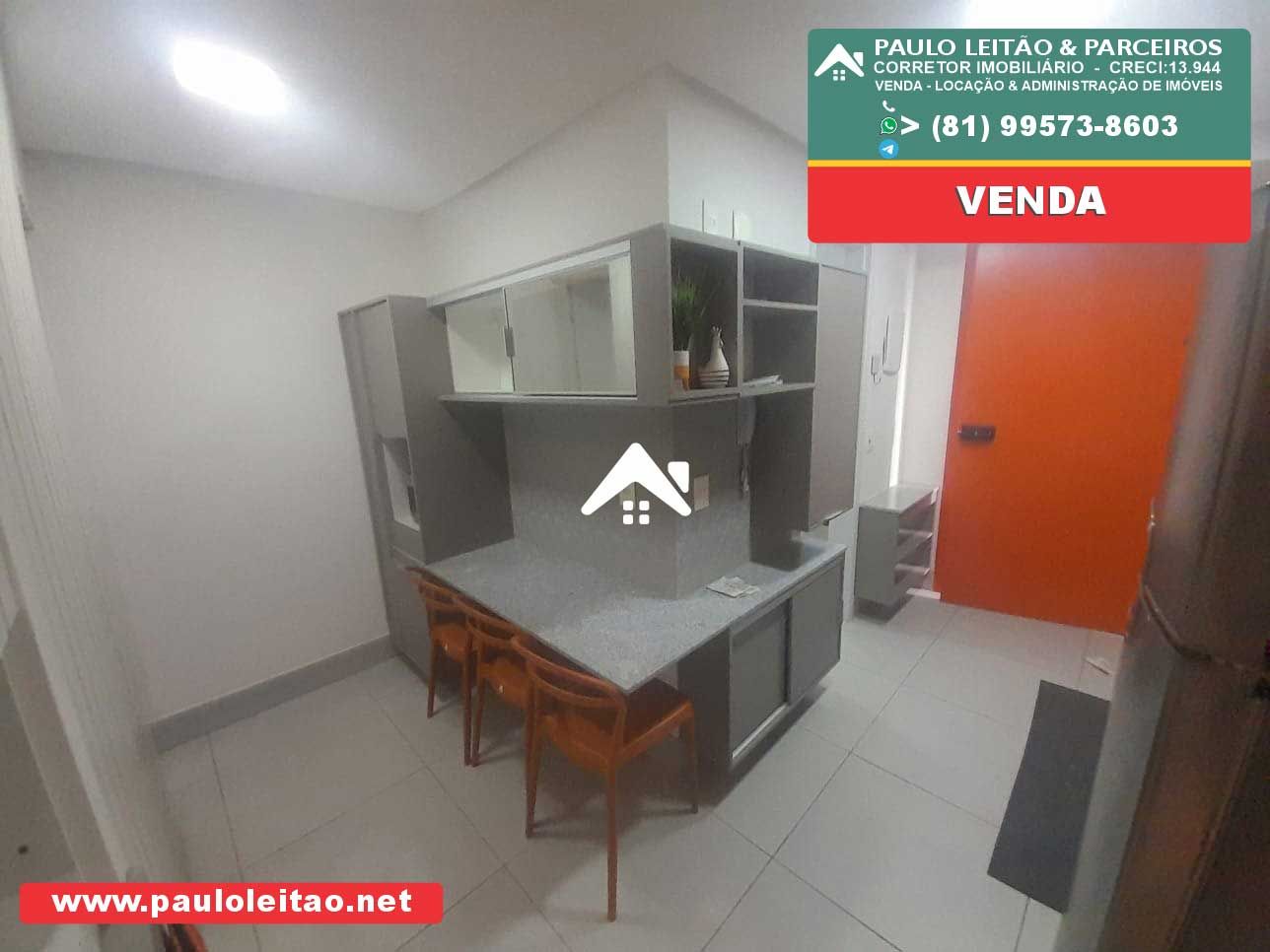 Estudio Mobiliado porteira fechada. Piedade Edf Stark. Beira Mar