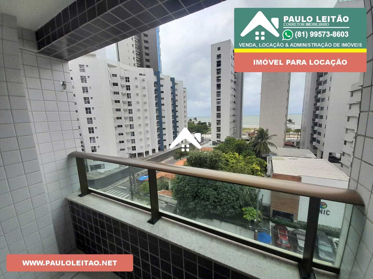 Excelente apartamento Boa Viagem 2 quartos para locação. Taxas inclusas