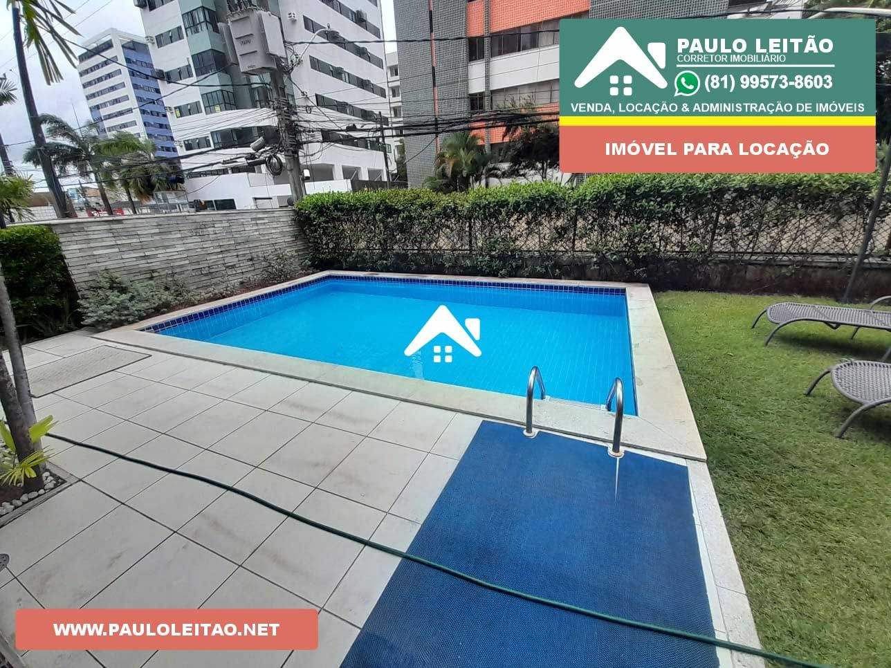 Excelente apartamento Boa Viagem 2 quartos para locação. Taxas inclusas