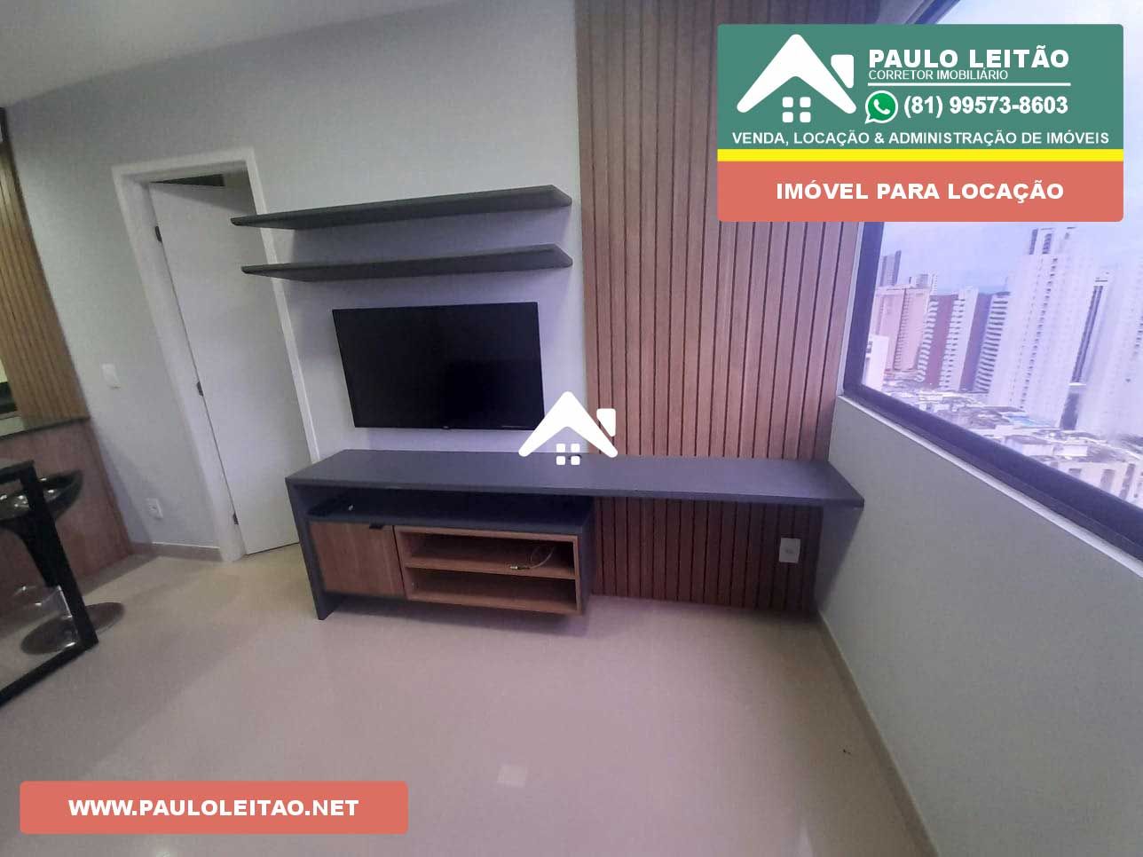 Excelente estúdio Boa Viagem mobiliado e equipado para locação. Taxas inclusa